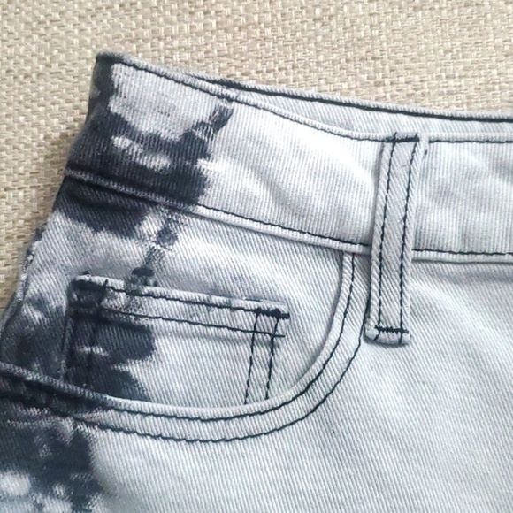 Letter To Juilet Los Angeles High waisted Jeans Shorts Gray nwt - Picture 5 of 8
